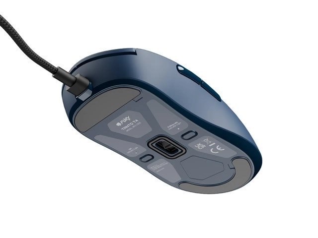 Mouse de gaming Fury Tanto T4 RGB 12000 DPI albastră