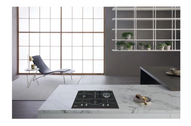 Plită pe gaz Whirlpool cu control frontal