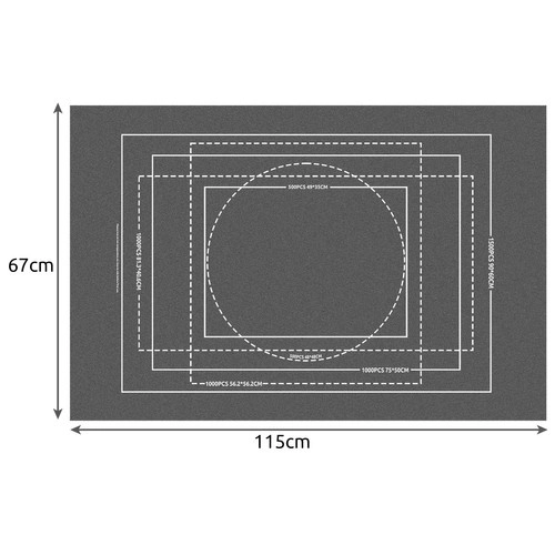 Mata pentru puzzle-uri cu tub gonflabil Malatec