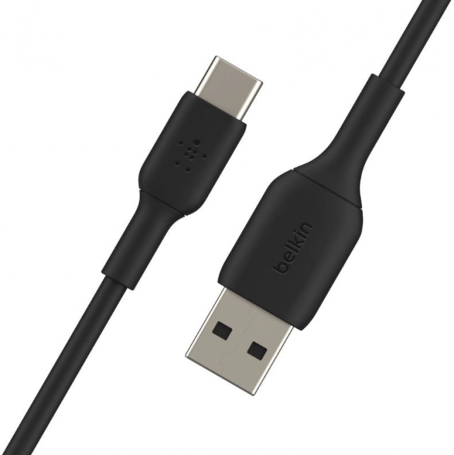 Cablu PVC USB-C negru 15 cm