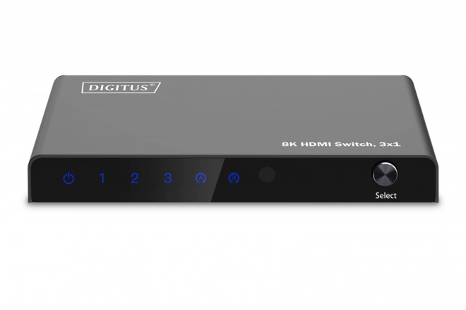 Przechi Switching HDMI 8K 3 în 1 cu telecomandă