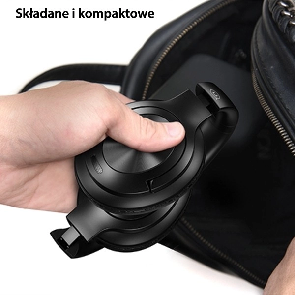 Căști Bluetooth Pe Ureche USAMS Seria YH Negru
