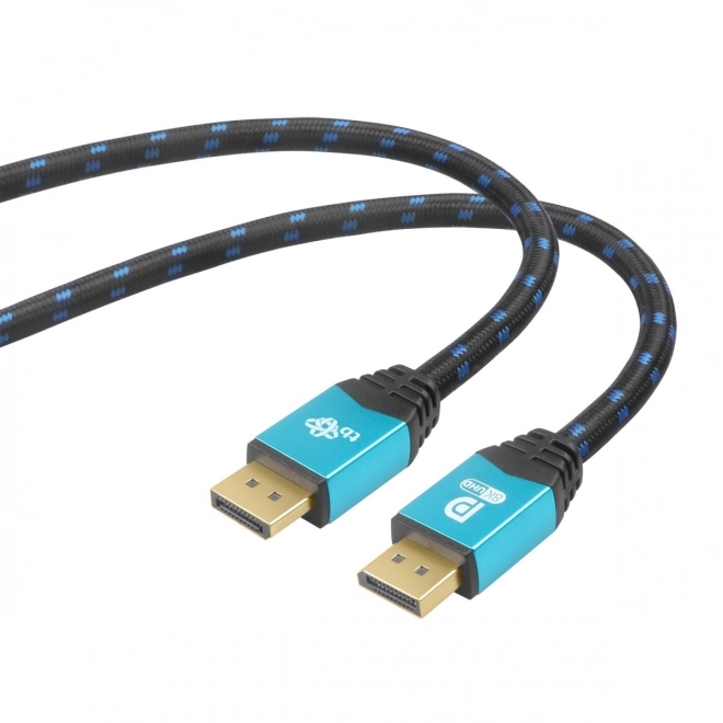 Cablu DisplayPort 8K UHD cu conectori albaștri 2 m