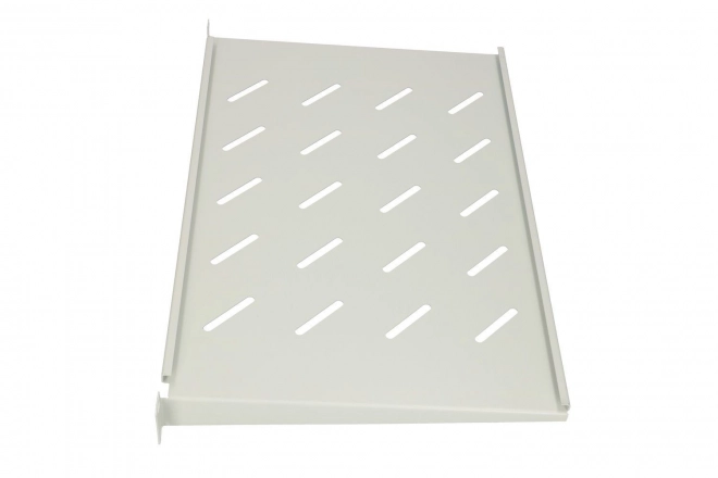 Poliță fixă pentru dulapuri suspendate 1U 300mm 19 inch gri