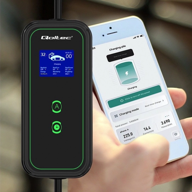 Încărcător portabil pentru mașini electrice EV cu reglare 2 în 1