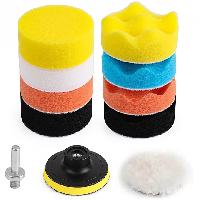 Set de bureți de lustruit pentru bormașină 80 mm