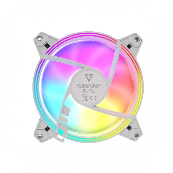 Ventilator Volcano Apex ARGB Reverse alb