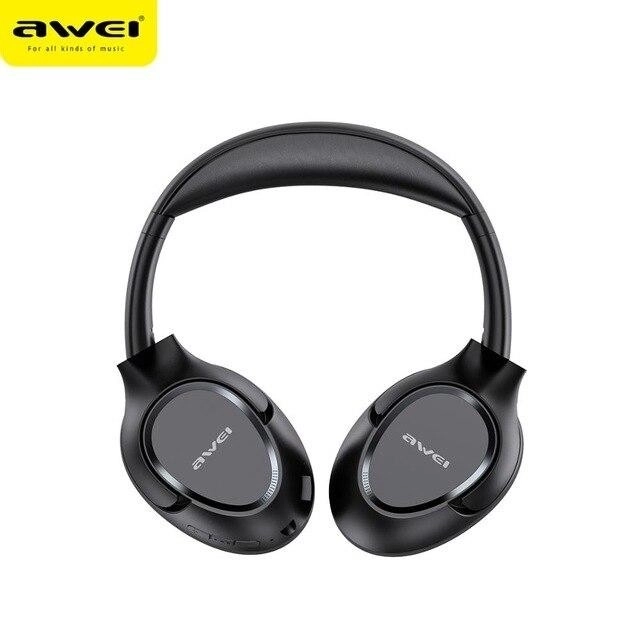Căști Bluetooth pliabile negre