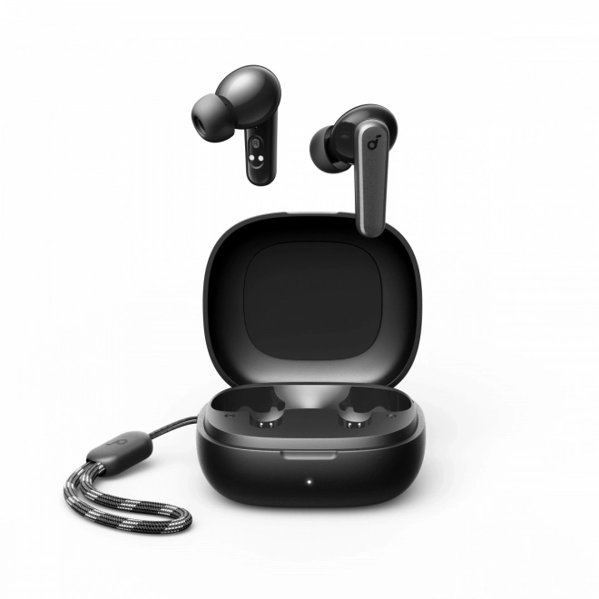 Căști wireless Soundcore cu bas puternic negre