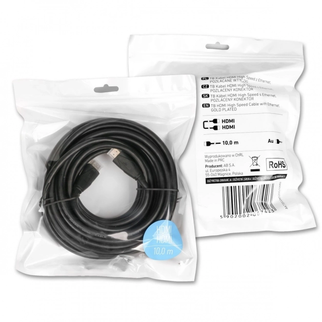 Cablu HDMI 15 m versiunea 2.0 aurit