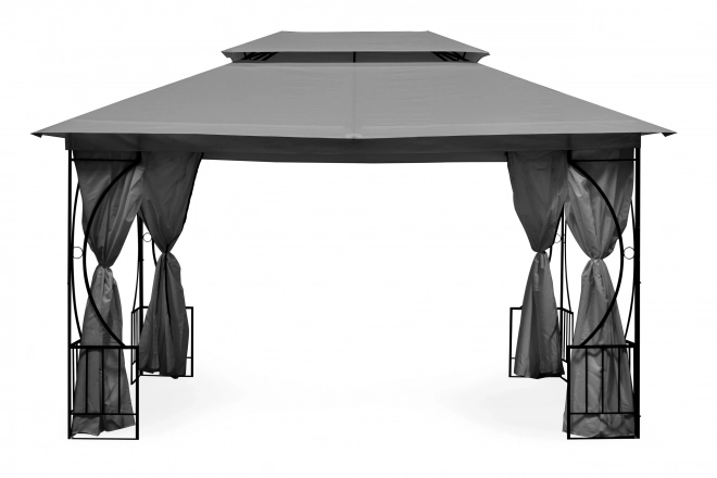 Pavilion de grădină 3x4m cu pereți laterali