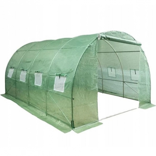 Tunel din folie pentru grădină seră 4x2,5x2m 10m² verde