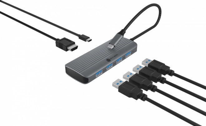 Stație de andocare 6 în 1 cu HDMI și USB
