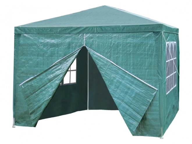 Pavilion gradina cu 4 pereti, 3x3 m, verde, MultiGarden