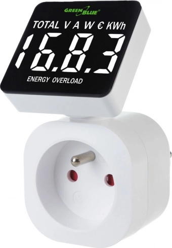 contor de consum energie greenblue gb620e cu ecran rotativ