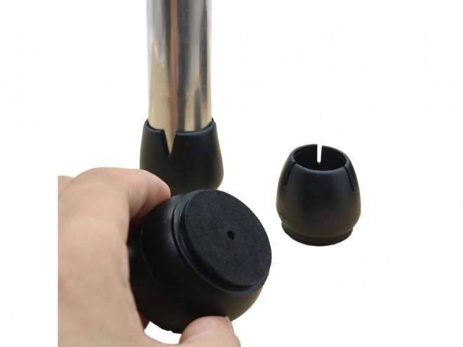 Protecții din pâslă pentru picioarele scaunului 12-16 mm negre set 16 bucăți