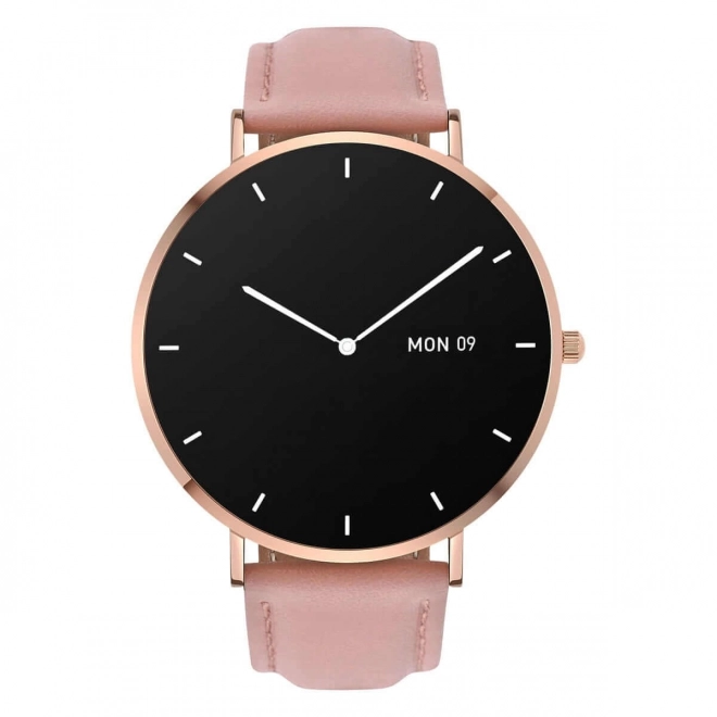 Smartwatch verona auriu-roz