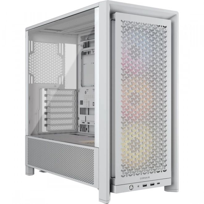 Carcasă de computer modulară FRAME 4000D RS ARGB albă Mid Tower ATX