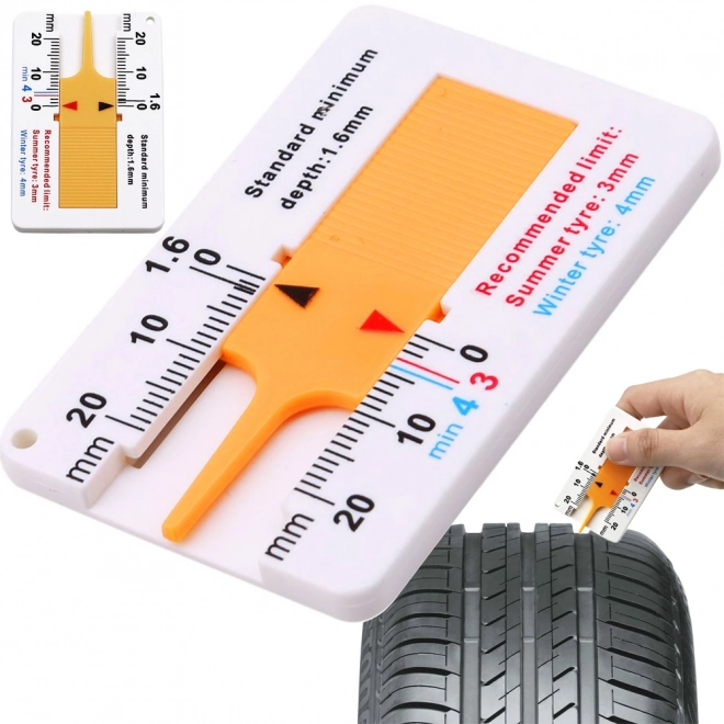 Tester digital pentru uzura anvelopelor