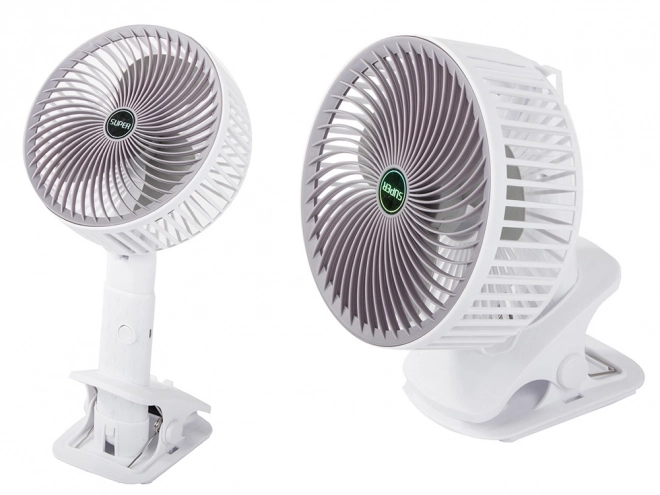 Ventilator de masă pliabil wireless cu clemă