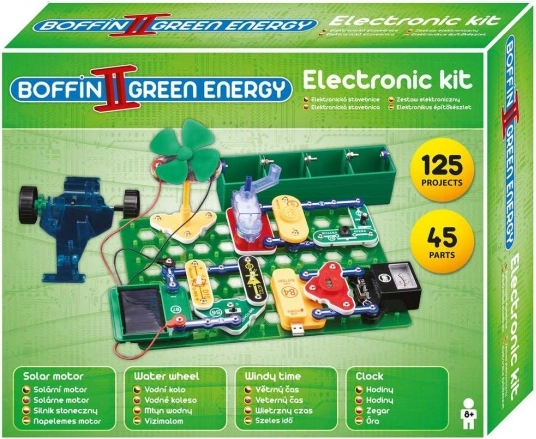 Boffin II energie verde – trusă electronică 125 proiecte