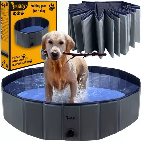 Piscină pliabilă pentru câini 120x30 Purlov