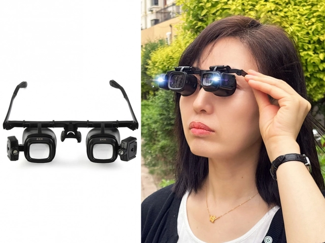 Lupă cu LED pentru munca de detaliu