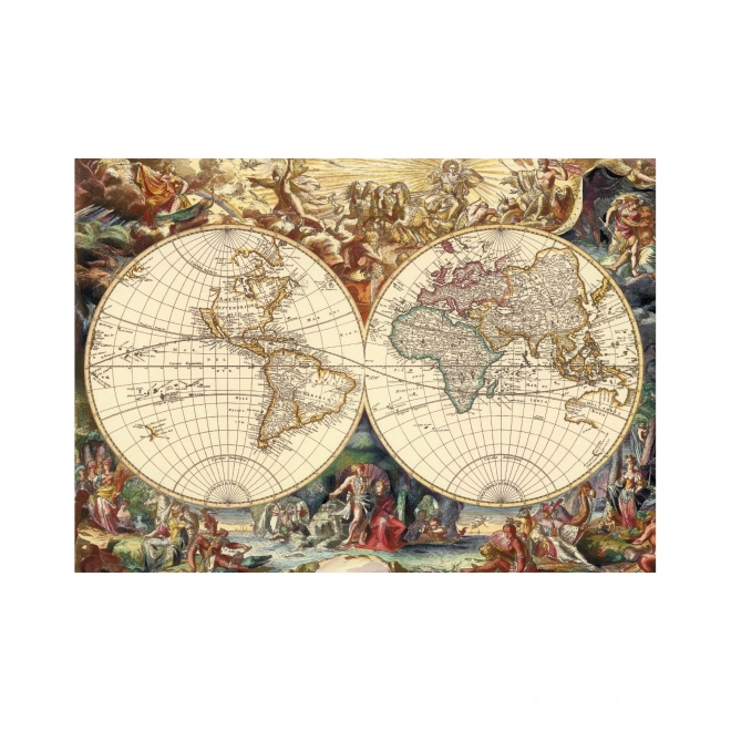 Puzzle Istoric cu Hartă Dino 1000 piese