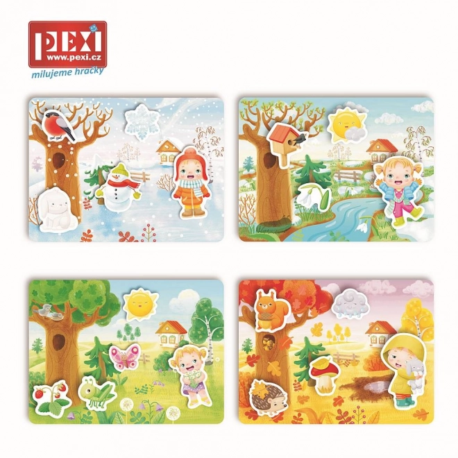 Pexi velcro set - anotimpurile anului