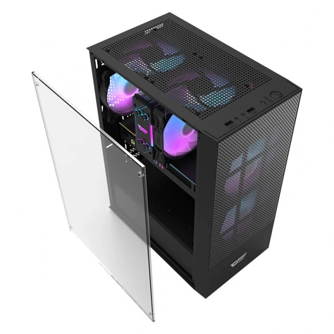Carcasă PC Darkflash cu 3 ventilatoare