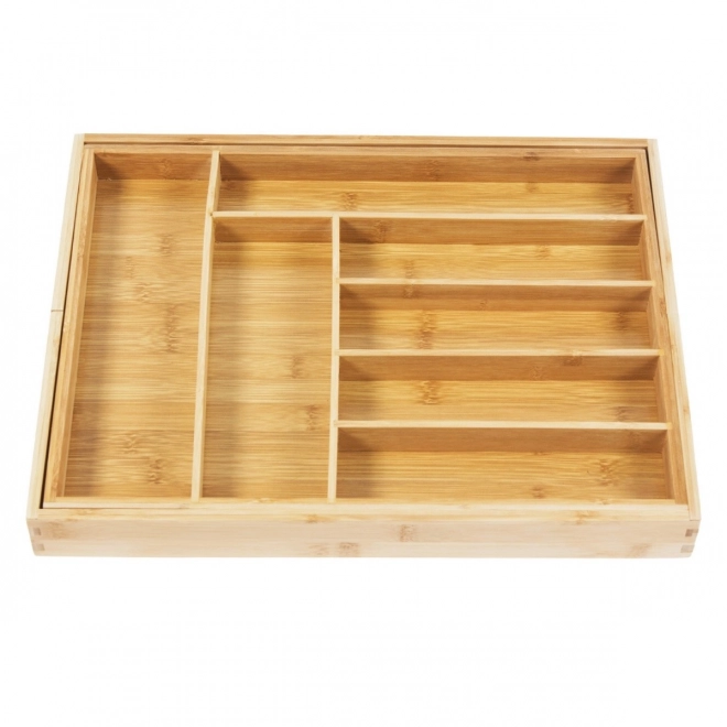 Organizator extensibil din bambus
