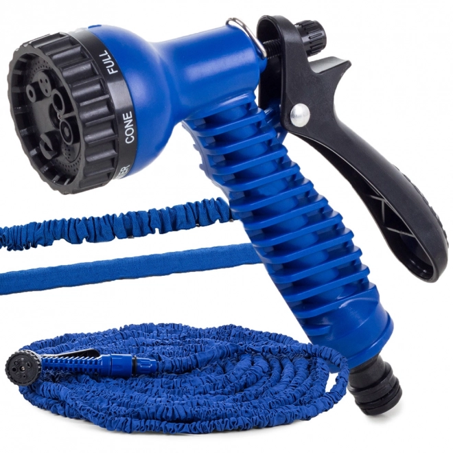 Furtun de grădină extensibil cu pulverizator multifuncțional