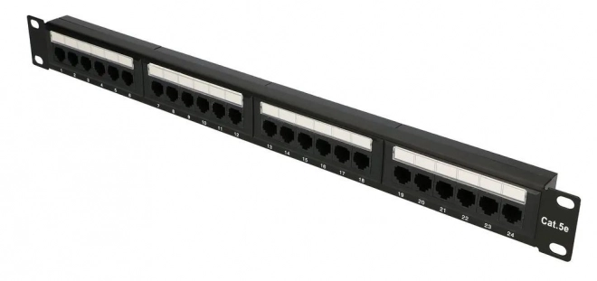 Panou de patch Extralink categorie CAT5E UTP 24 porturi