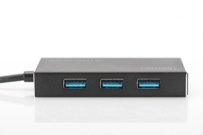 Hub USB 3.0 cu 4 porturi, aluminiu