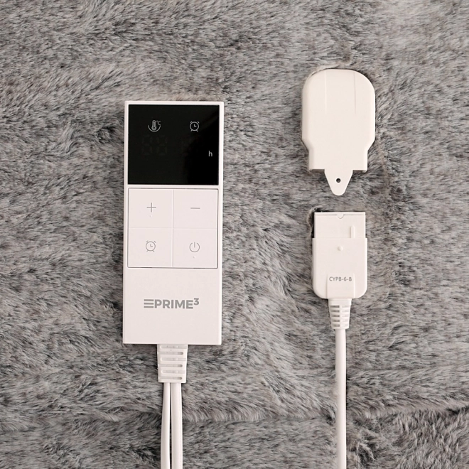 Koc electric cu termostat și controler detașabil