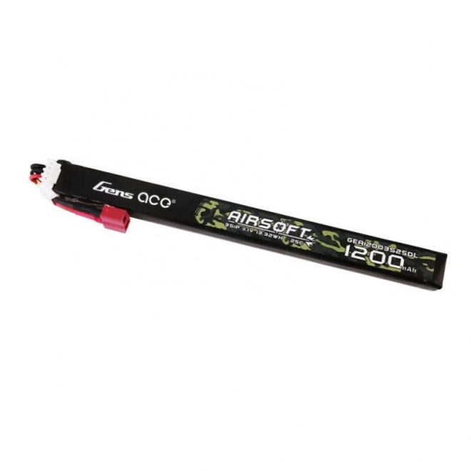 Baterie Lipo Gens Ace pentru Airsoft 11.1V 1200mAh cu conector T lung