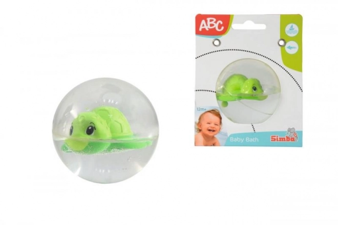Broscuță în sfera de apă