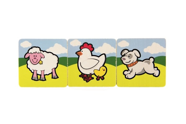 Cartonașe din lemn rezistente, pentru mâini mici