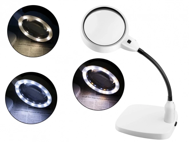 Lupă cosmetică cu iluminare LED