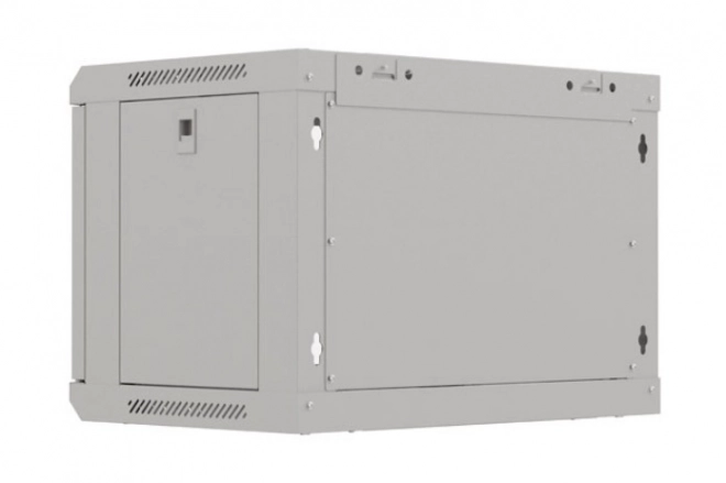 Dulap rack de instalare Lanberg 6U 540x350 gri cu uși de sticlă