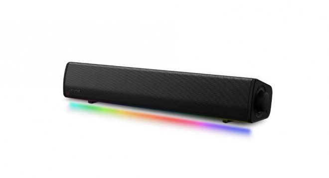 Soundbar compact pentru gaming cu RGB și tehnologie superwide