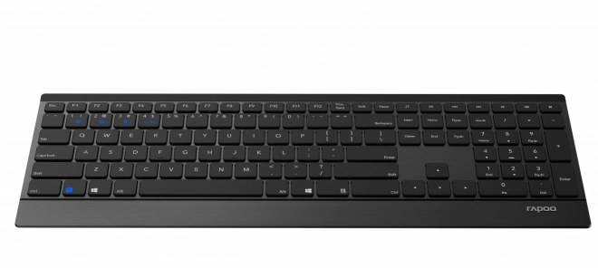 Tastatură fără fir multi-mod neagră