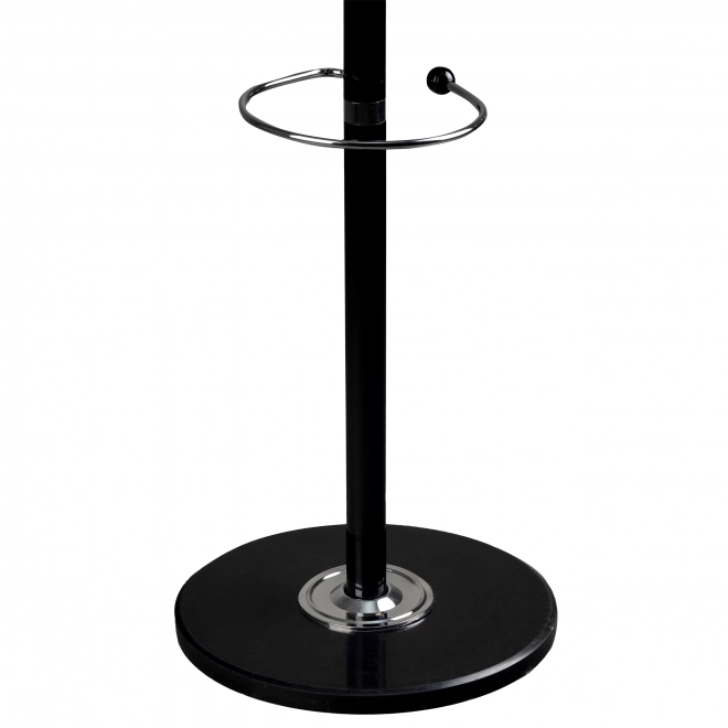 Cuier de haine ModernHome cu 16 cârlige negru