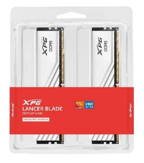 Memorie XPG Lancer Blade DDR5 6400MHz 32GB RGB albă