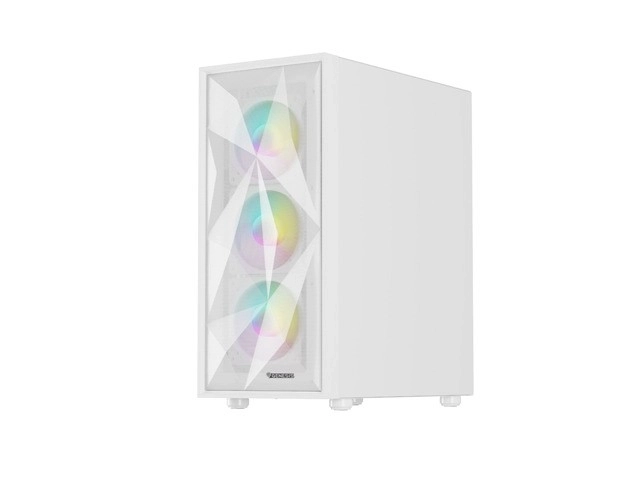 Carcasă pc Genesis Diaxid 605 ARGB Midi Tower Alb