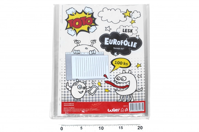 Folie Euro strălucitoare A4 - 100 bucăți