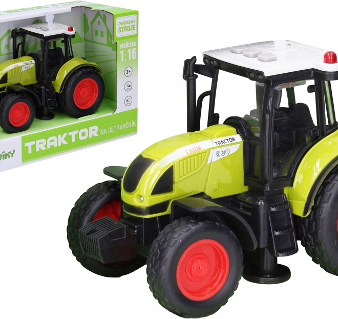 Tractor cu volant cu efecte luminoase și sonore 18 cm