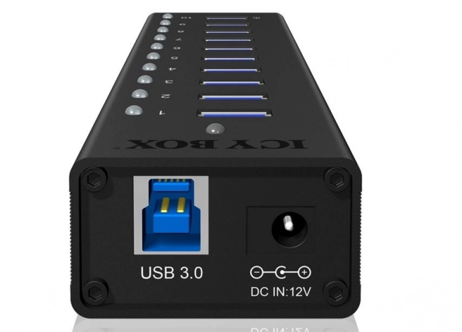Hub USB activ cu 10 porturi ICY BOX