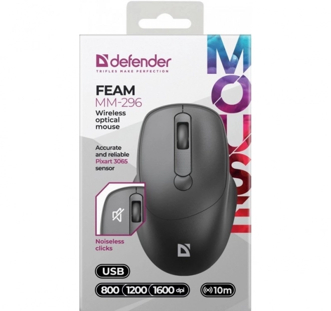 Mouse wireless cu click silențios