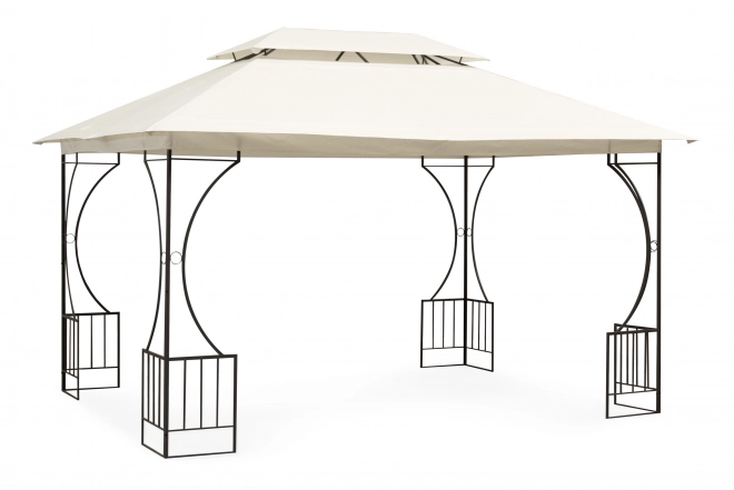 Gazebo de grădină pavilion cort 3x4m pereți laterali